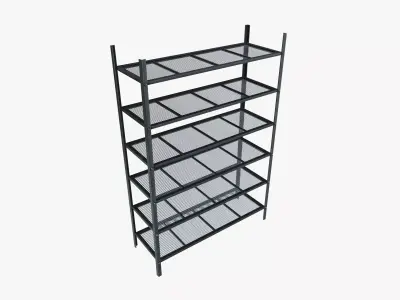 Metal Shelf 3D model