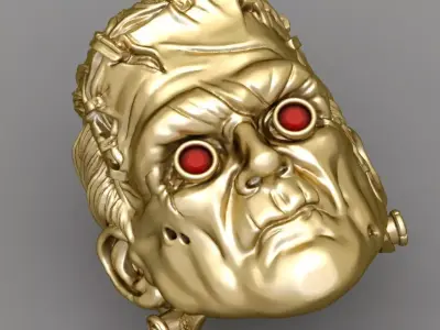 Antique Gents Signet Ring 3D print model