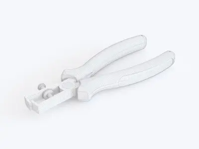 Stripping pliers 3D model