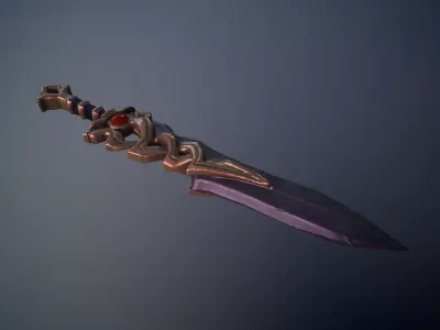 Fantasy Sword 3 3D model