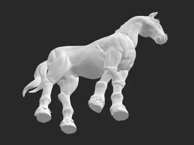 Horse basic 1 3D model
