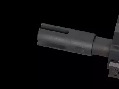 Threaded Muzzle Devices Pack 45 ACP Low-poly 3D model