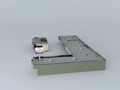 Mini Mall Free 3D model