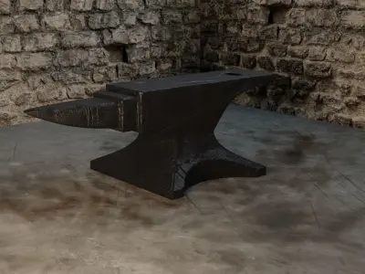 Industrial Anvil 3D model