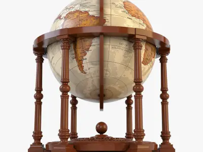 Antique Globe 3D model