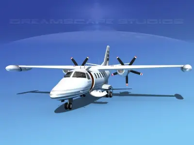 Dreamscape AF-46 Turbo Star Executive V06 3D model