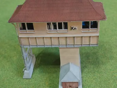 German signal box Kreuztal 1-160 resin 3D print model