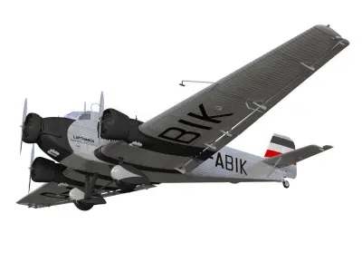 Junkers Ju52 3D model purchase