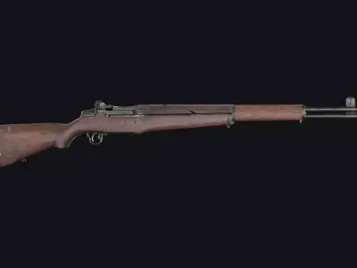 M1 Garand - World War 2 Gun Low-poly 3D model