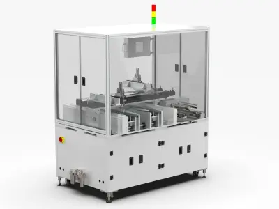Automatic Double Station Label Laminating Machine 3D model