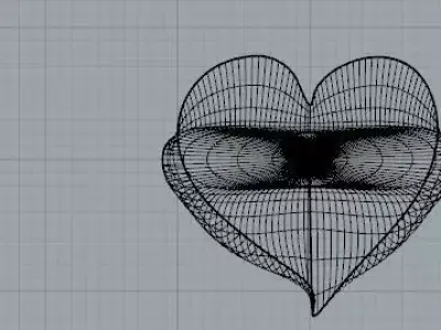 Anello cuore sviluppo Free 3D model