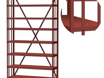 Large metal rack  3D model