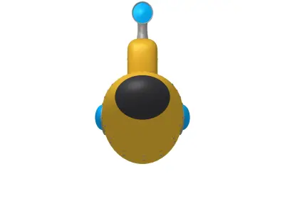 Submarine Cartoon 3D model