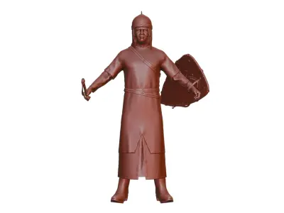Chain-mail Warrior 3D model
