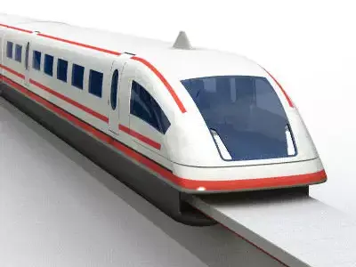 MagLev Train 3D model