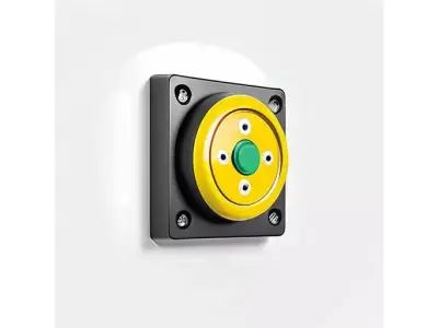 Industrial Machine Emergency Stop Button Housing for 3D print 3D model