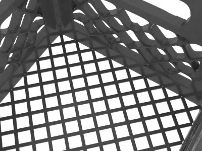 Plastic Crate 3D model