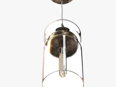 arteriors Garrison Cylindrical Pendant 3D model