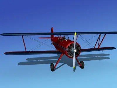Stearman PT-17 Kaydet Sport V15 3D model