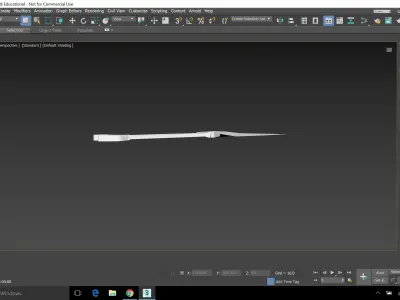 hench computer screen showing 3D model
