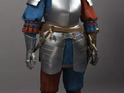 Knight 3D model shop