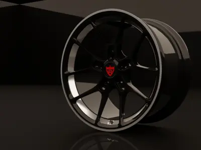 Forged wheels series rv-mc137-362094 3D model