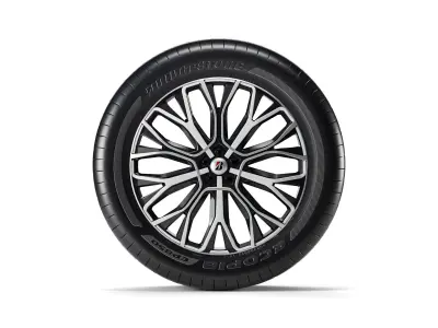 Car Tyre High Poly 3D model