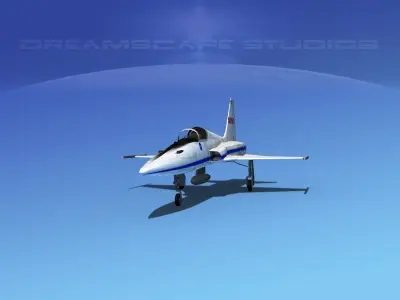 Northrop F-5E Tiger NASA 3D model