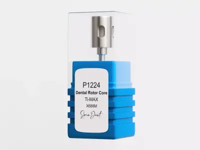 Dental Rotor Core for Medical High Quality 3D Model Low-poly 3D model