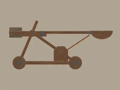 Catapult 3D model