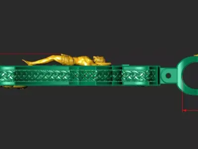 THE CROSS WITH JESUS 3D print model
