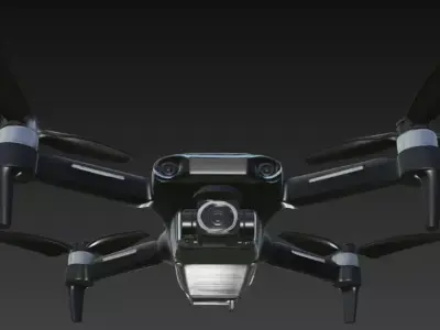 Drone 3D Model for Aerial Projects Games 3D model