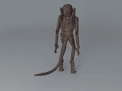 Pumpkin head monster Free 3D model