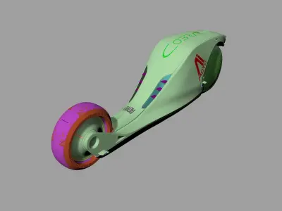 Concept motorcycle 3D model purchase