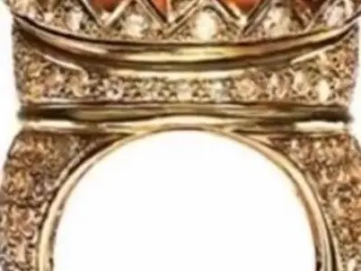 Tupac designed ring 3D print model purchase