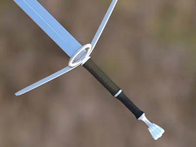 Greatsword Loops Guard for G8F 3D model