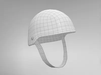 Army Helmet Low-poly 3D model
