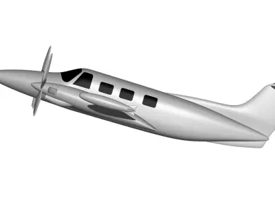 Piper PA-42 Cheyenne 3D model purchase