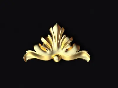Central decor ornament for furniture Free 3D model 19