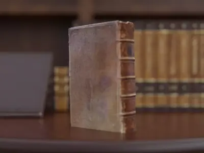 1700s Ebenezer Erskine Book 3D model