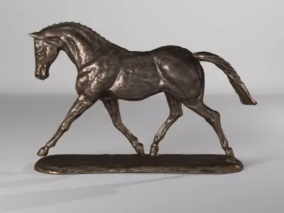 Horse Running Free 3D model