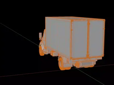 Mercedes-Benz LAK Cargo Truck 3D model