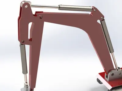 Excavator Model 3D model