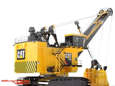 Rope Shovel Cat 7495HF 3D model