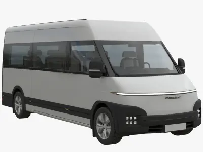 Generic Commercial MINIBUS Prototype 2 3D model