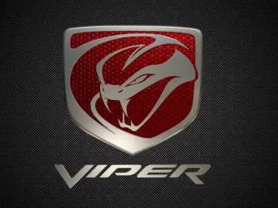 viper logo 3D model
