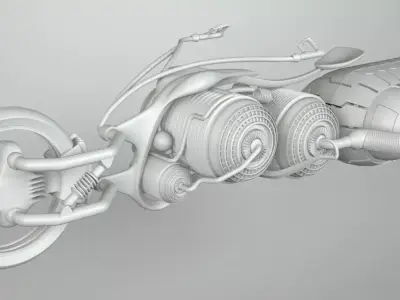 MOTOMOTIVE 5 motorcycle 3D model