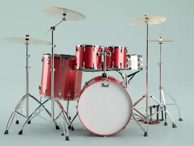 Drums 3D model