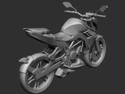 AD Motorcycle - Italika Vort-X 300 3D print model