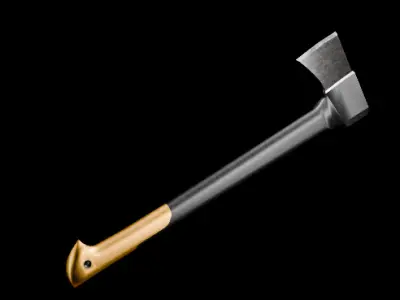 Axe Fiskar X15 Low-poly 3D model